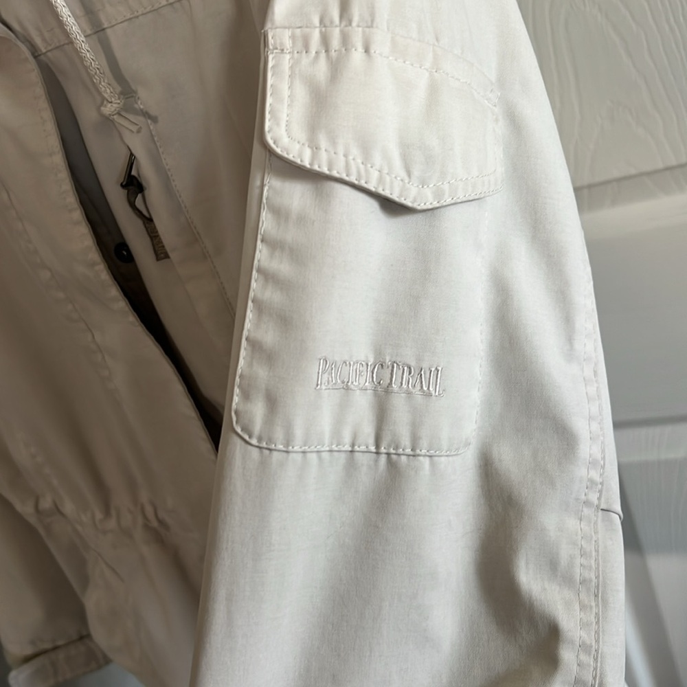 Pacific Trail Parka Coat size M cream color - Picture 4 of 17